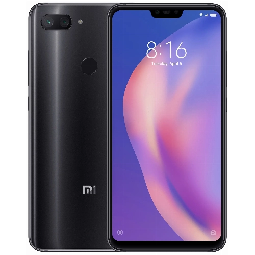 Смартфон Xiaomi Mi 8 Lite, 4/128 Гб, Black, черный