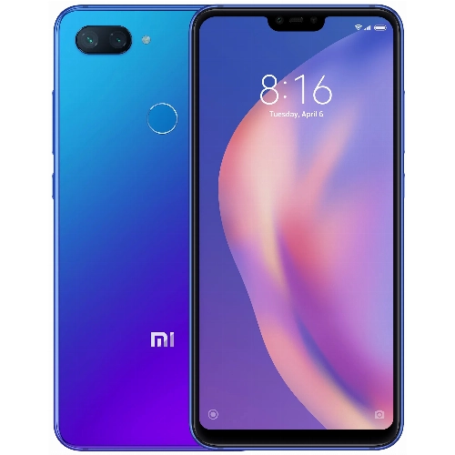 Смартфон Xiaomi Mi 8 Lite, 4/128 Гб, Blue, синий
